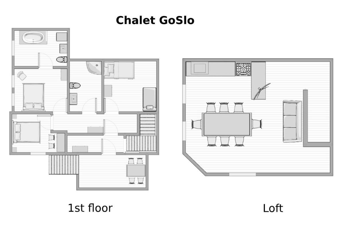 Chalet Goslo Srpenica Экстерьер фото